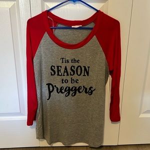 Maternity Christmas Shirt Brand New!!